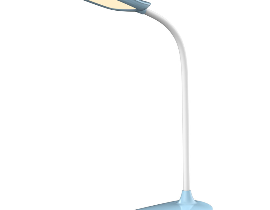 ΦΩΤΙΣΤΙΚΟ ΓΡΑΦΕΙΟΥ LED BLAIN HM4444.03 ΓΑΛΑΖΙΟ-ΛΕΥΚΟ ABS