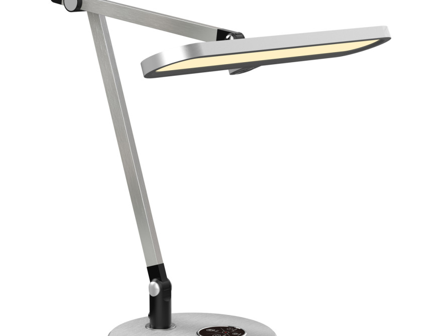 ΦΩΤΙΣΤΙΚΟ ΓΡΑΦΕΙΟΥ LED BLAIN PRO HM4446.08 ΑΣΗΜΙ ΒΑΣΗ ABS-ΑΣΗΜΙ ΑΛΟΥΜΙΝΙΟ 57,5x53Υεκ