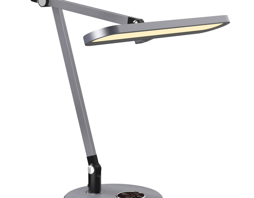 ΦΩΤΙΣΤΙΚΟ ΓΡΑΦΕΙΟΥ LED BLAIN PRO HM4446.07 ΓΚΡΙ ΒΑΣΗ ABS-ΓΚΡΙ ΑΛΟΥΜΙΝΙΟ 57,5x53Υεκ.