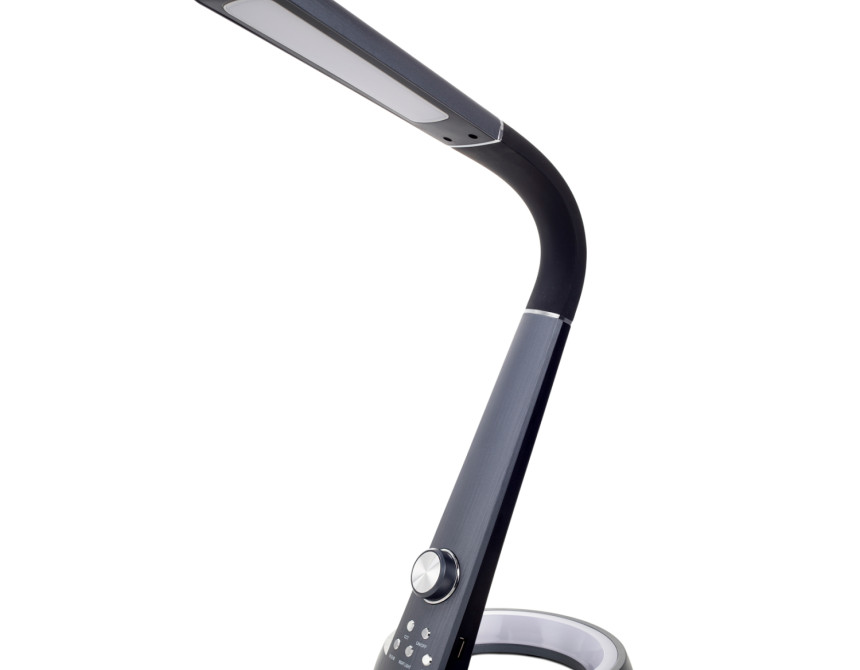 ΦΩΤΙΣΤΙΚΟ ΓΡΑΦΕΙΟΥ LED BLAIN PRO HM4451.02 ΜΑΥΡΟ ΧΡΩΜΑ 34,3x18,3x42,5Υεκ.