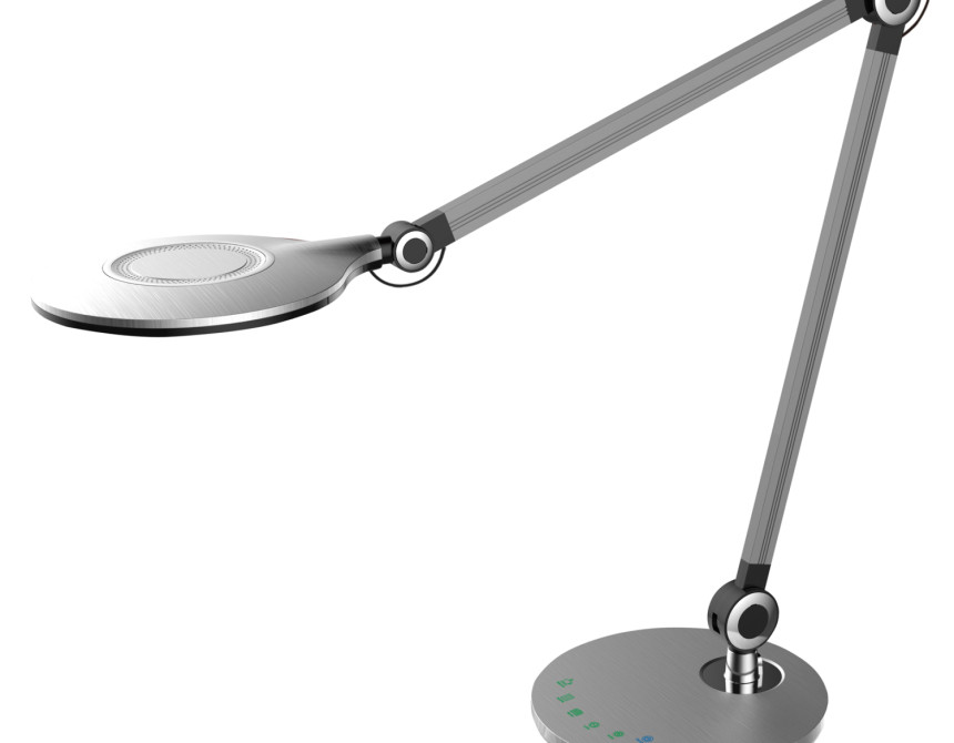 ΦΩΤΙΣΤΙΚΟ ΓΡΑΦΕΙΟΥ LED BLAIN PRO HM4452.08 ΓΚΡΙ-ΑΣΗΜΙ ΧΡΩΜΑ ABS 55,7x49,7Υεκ.
