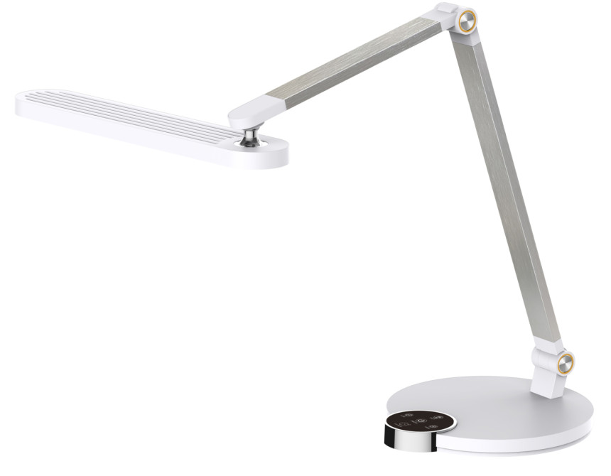 ΦΩΤΙΣΤΙΚΟ ΓΡΑΦΕΙΟΥ LED BLAIN PRO HM4454.01 ΛΕΥΚΗ ΒΑΣΗ ABS-ΓΚΡΙ ΑΛΟΥΜΙΝΙΟ 51,8x40Υεκ.