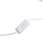 ΕΠΙΤΡΑΠΕΖΙΟ ΦΩΤΙΣΤΙΚΟ ELBAR HM4698.02 FIBER CEMENT ΣΕ ΛΕΥΚΟ--[Ε14]--44x12x50Υεκ