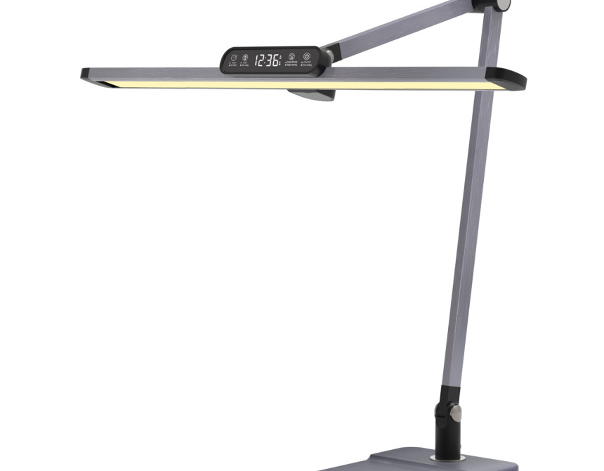 ΦΩΤΙΣΤΙΚΟ ΓΡΑΦΕΙΟΥ LED BLAIN PRO HM4447.07 ΓΚΡΙ ABS ΚΑΙ ΑΛΟΥΜΙΝΙΟ 36,8x81Υεκ