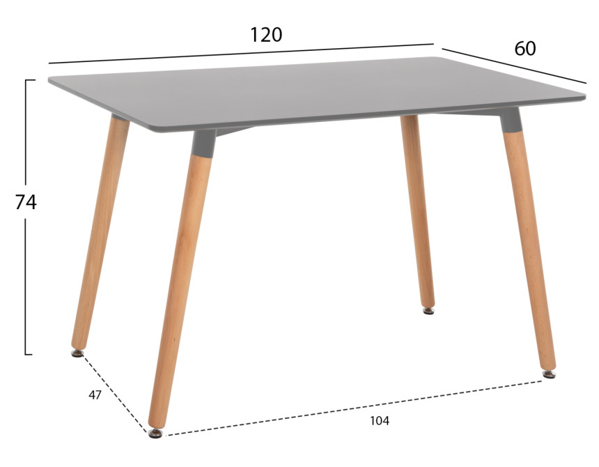 ΣΕΤ ΤΡΑΠΕΖΑΡΙΑΣ 5ΤΜΧ VEGAS HM21185 MDF TOP ΣΕ ΜΑΥΡΟ--ΠΟΔΙΑ ΟΞΙΑΣ