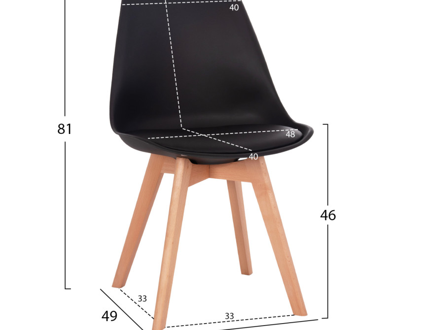 ΣΕΤ ΤΡΑΠΕΖΑΡΙΑΣ 5ΤΜΧ VEGAS HM21185 MDF TOP ΣΕ ΜΑΥΡΟ--ΠΟΔΙΑ ΟΞΙΑΣ