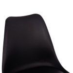 ΣΕΤ ΤΡΑΠΕΖΑΡΙΑΣ 5ΤΜΧ VEGAS HM21185 MDF TOP ΣΕ ΜΑΥΡΟ--ΠΟΔΙΑ ΟΞΙΑΣ