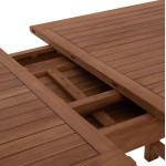 ΣΕΤ ΤΡΑΠΕΖΑΡΙΑΣ CRANDER HM21288 ΤΡΑΠΕΖΙ & 6 ΠΟΛΥΘΡΟΝΕΣ ΠΤΥΣΣΟΜΕΝΕΣ-ΤΕΑΚ