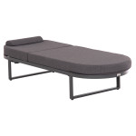 ΕΠΑΓΓΕΛΜATIKH ΞΑΠΛΩΣΤΡΑ MALLOW HM10715.03 ΣΚΟΥΡΟ ΓΚΡΙ ΑΛΟΥΜΙΝΙΟ & ΜΑΞΙΛΑΡΙ 198x71x103Υεκ