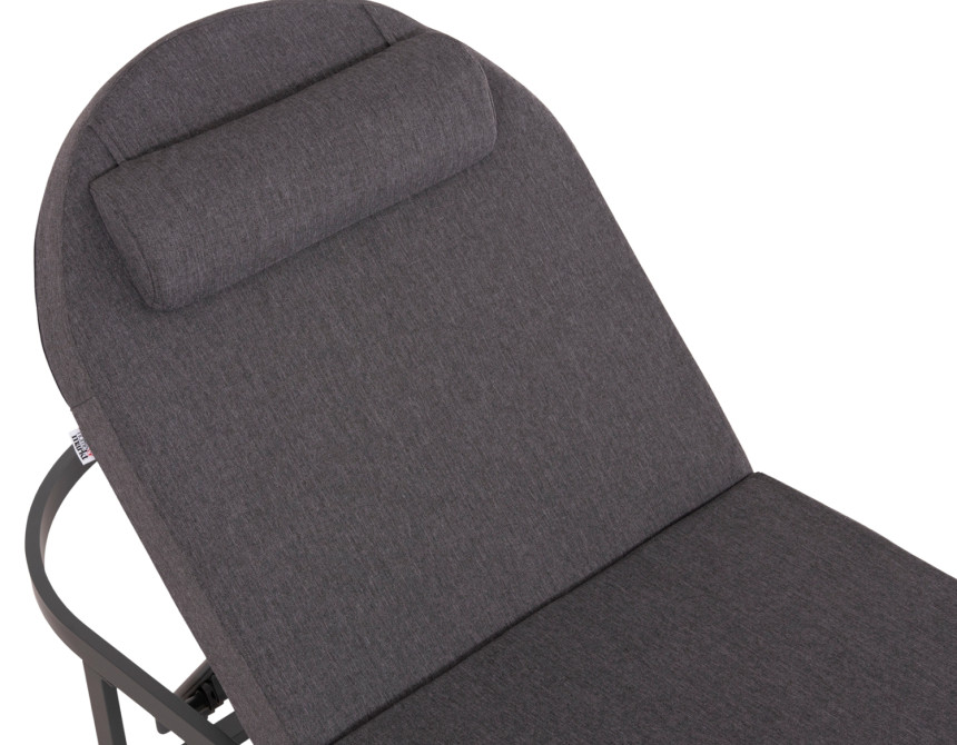 ΕΠΑΓΓΕΛΜATIKH ΞΑΠΛΩΣΤΡΑ MALLOW HM10715.03 ΣΚΟΥΡΟ ΓΚΡΙ ΑΛΟΥΜΙΝΙΟ & ΜΑΞΙΛΑΡΙ 198x71x103Υεκ