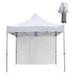 GAZEBO ΕΠΑΓΓΕΛΜΑΤΙΚΟ ΜΕ ΠΛΑΙΝΟ ΠΑΝΙ ΣΚΙΑΣΗΣ CRESSEN HM21097 ΠΤΥΣΣΟΜΕΝΟ ΑΛΟΥΜΙΝΙΟΥ 3x3x3,4Yμ