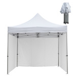 GAZEBO ΕΠΑΓΓΕΛΜΑΤΙΚΟ ΜΕ 3 ΠΛΑΙΝΑ ΠΑΝΙΑ ΣΚΙΑΣΗΣ CRESSEN HM21097.01 ΠΤΥΣΣΟΜΕΝΟ ΑΛΟΥΜΙΝΙΟΥ 3x3x3,4Yεκ