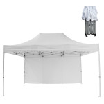 GAZEBO ΜΕ ΠΛΑΙΝΟ ΠΑΝΙ ΣΚΙΑΣΗΣ CRESSEN HM21098 ΠΤΥΣΣΟΜΕΝΟ ΑΛΟΥΜΙΝΙΟΥ 3x4,5x3,4Yμ