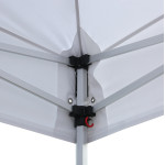 GAZEBO ΜΕ ΠΛΑΙΝΑ ΠΑΝΙΑ ΣΚΙΑΣΗΣ CRESSEN HM21099 ΠΤΥΣΣΟΜΕΝΟ ΑΛΟΥΜΙΝΙΟΥ 3x6x3,4Yμ