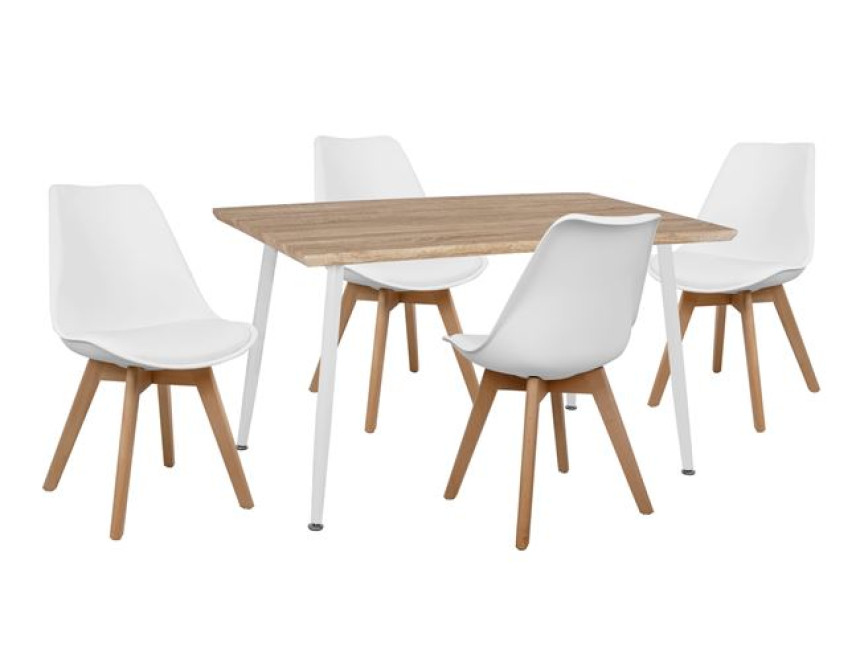 ΣΕΤ ΤΡΑΠΕΖΑΡΙΑΣ 5ΤΜΧ HM10350.01 ΤΡΑΠΕΖΙ 120x70x76,5 cm & ΚΑΡΕΚΛΕΣ VEGAS