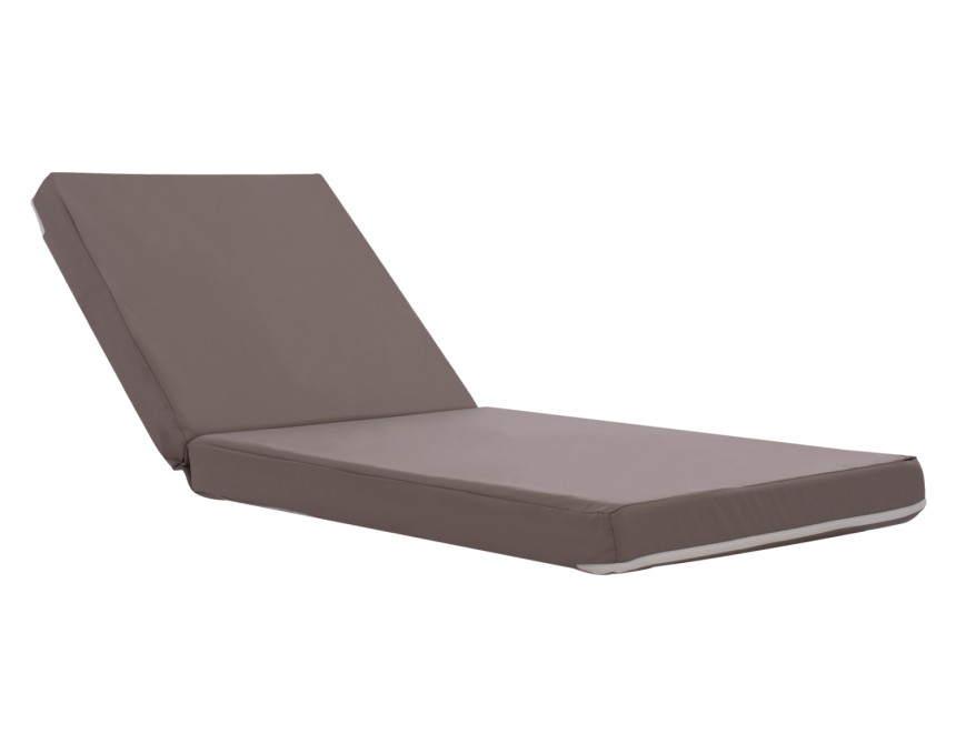 ΜΑΞΙΛΑΡΙ ΞΑΠΛΩΣΤΡΑΣ POLYESTER SIFNOS ΓΚΡΙ HM11235.10P 190x70x11 εκ.
