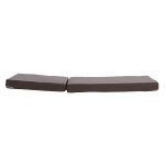 ΜΑΞΙΛΑΡΙ ΞΑΠΛΩΣΤΡΑΣ POLYESTER SIFNOS ΓΚΡΙ HM11235.10P 190x70x11 εκ.