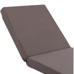 ΜΑΞΙΛΑΡΙ ΞΑΠΛΩΣΤΡΑΣ POLYESTER SIFNOS ΓΚΡΙ HM11235.10P 190x70x11 εκ.