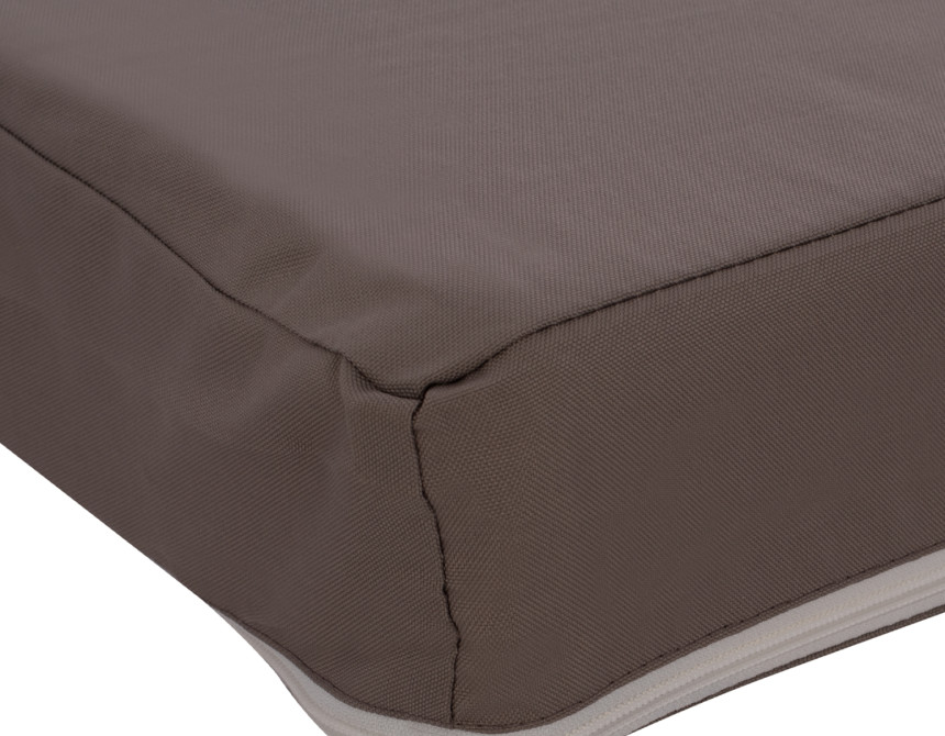 ΜΑΞΙΛΑΡΙ ΞΑΠΛΩΣΤΡΑΣ POLYESTER SIFNOS ΓΚΡΙ HM11235.10P 190x70x11 εκ.