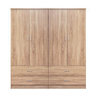 ΣΕΤ 2 ΤΜΧ ΝΤΟΥΛΑΠΑ 4ΦΥΛΛΗ ΜΕ 4 ΣΥΡΤΑΡΙΑ SONAMA 160X42X181 HM11349.02