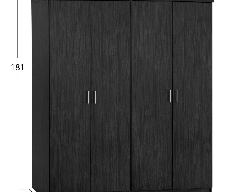ΣΕΤ 2 ΤΜΧ ΝΤΟΥΛΑΠΑ 4ΦΥΛΛΗ ZEBRANO 160X42X181 HM11350.01