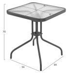 ΣΕΤ ΤΡΑΠΕΖΑΡΙΑΣ 3ΤΜΧ ΜΕ 2 ΚΑΡΕΚΛΕΣ & 1 ΤΡΑΠΕΖΙ 60x60 HM5183.01