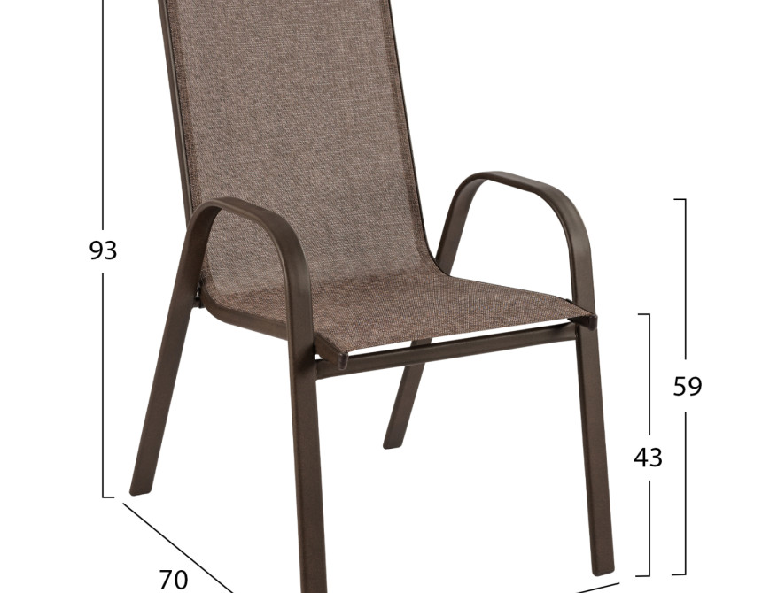 ΣΕΤ ΤΡΑΠΕΖΑΡΙΑ 3ΤΜΧ ΚΑΡΕΚΛΕΣ ΚΑΙ ΤΡΑΠΕΖΙ 60x60 HM5183.02