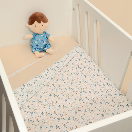 Σεντόνια Λίκνου Σετ 2τ -80x100-100% Βαμβάκι Design 217 Oliver Baby