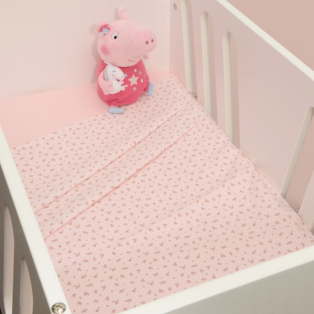 Σεντόνια Λίκνου Σετ 2τ -80x100-100% Βαμβάκι Design 220 Oliver Baby