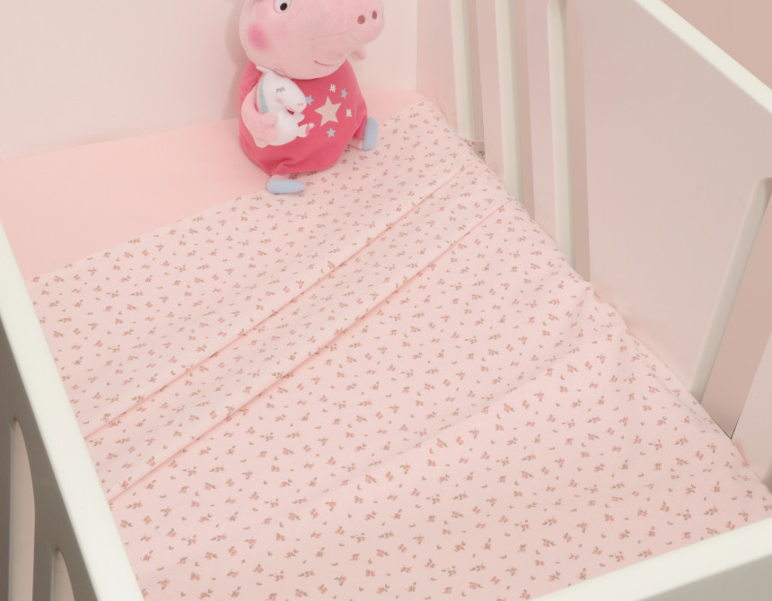 Σεντόνια Λίκνου Σετ 2τ -80x100-100% Βαμβάκι Design 220 Oliver Baby