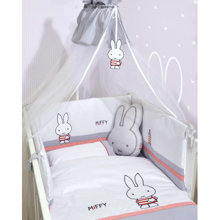 Miffy σετ 9τ Des.65 Προίκα Γκρι με Μεταλλικό Σίδερο Κουνουπιέρας αξίας 23€