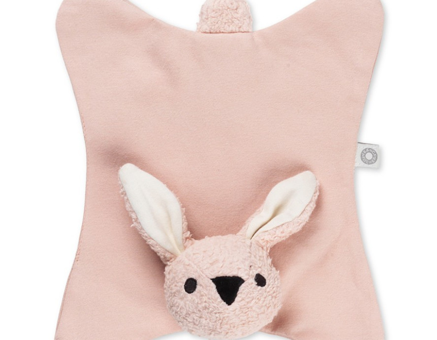 Πανάκι παρηγοριάς ANIKA ROSE RABBIT  από 100% οργανικό βαμβάκι