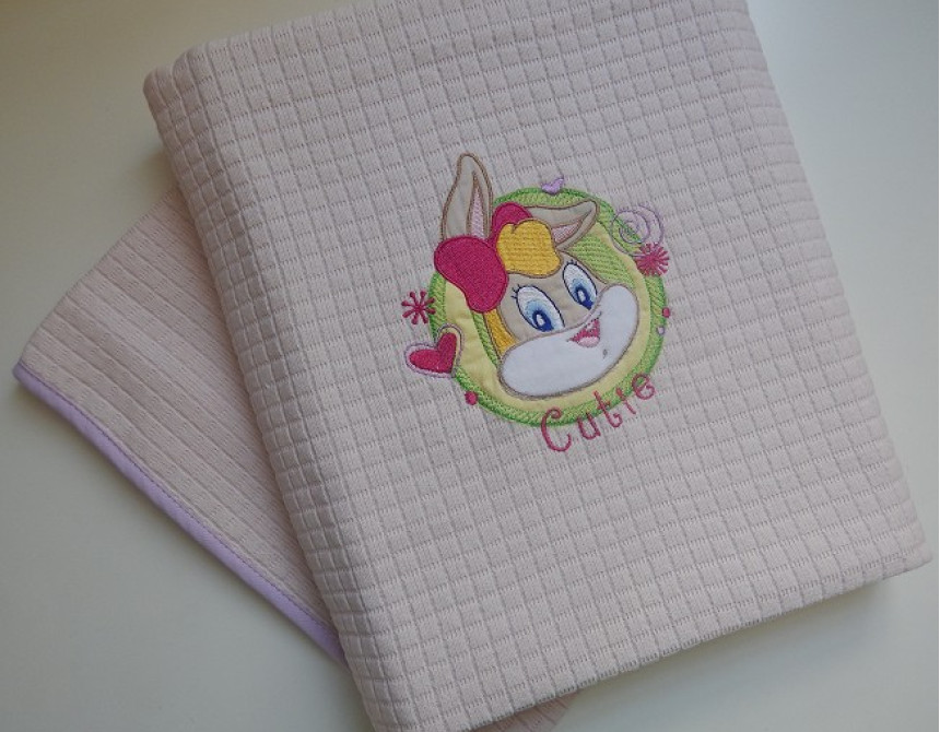 Baby Looney Tunes des.32a Κουβέρτα Πικέ Αγκαλιάς