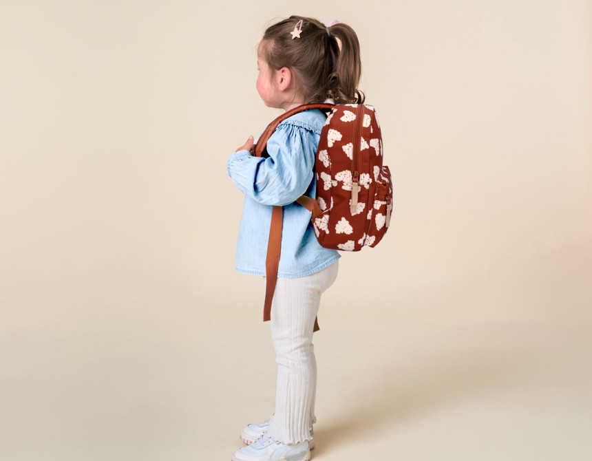Σακίδιο Kidzroom Adore More Brown 31x23x8
