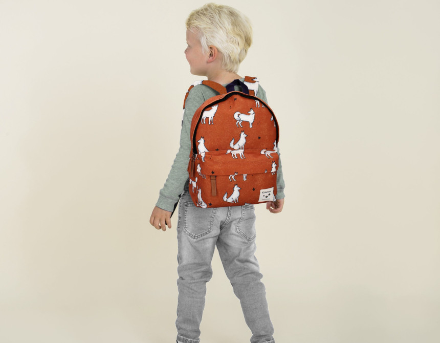 Σακίδιο Kidzroom Wondering Wild Cognac 31x23x8
