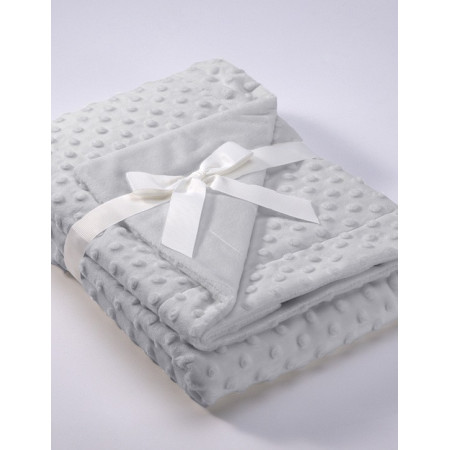 Κουβέρτα  Mora  COPITOS 80Χ110  ΓΚΡΙ   100% polyester