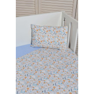 Oliver Baby Σχέδιο 200 σεντόνια κούνιας 100% βαμβάκι - 3 τεμ 110χ160