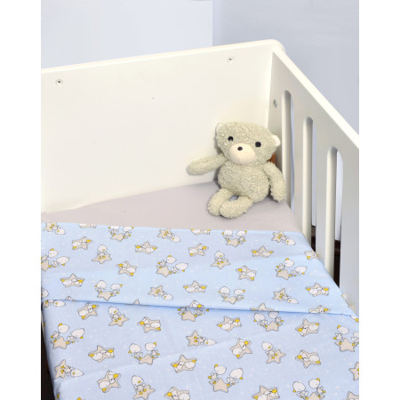 Oliver Baby Σχέδιο 211 Σεντόνια Λίκνου Εμπριμέ 100% βαμβάκι - 2 τεμ 80x100 - Ελληνικής ραφής