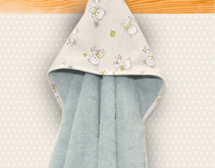 Oliver Baby Μπουρνούζι  - Σχεδιο 213 75x75 100% βαμβάκι 450grs/sqm - Ελληνικής ραφής