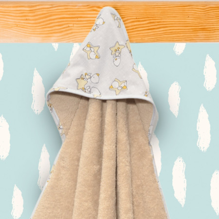 Oliver Baby Μπουρνούζι  - Σχεδιο 210 75x75 100% βαμβάκι 450grs/sqm - Ελληνικής ραφής