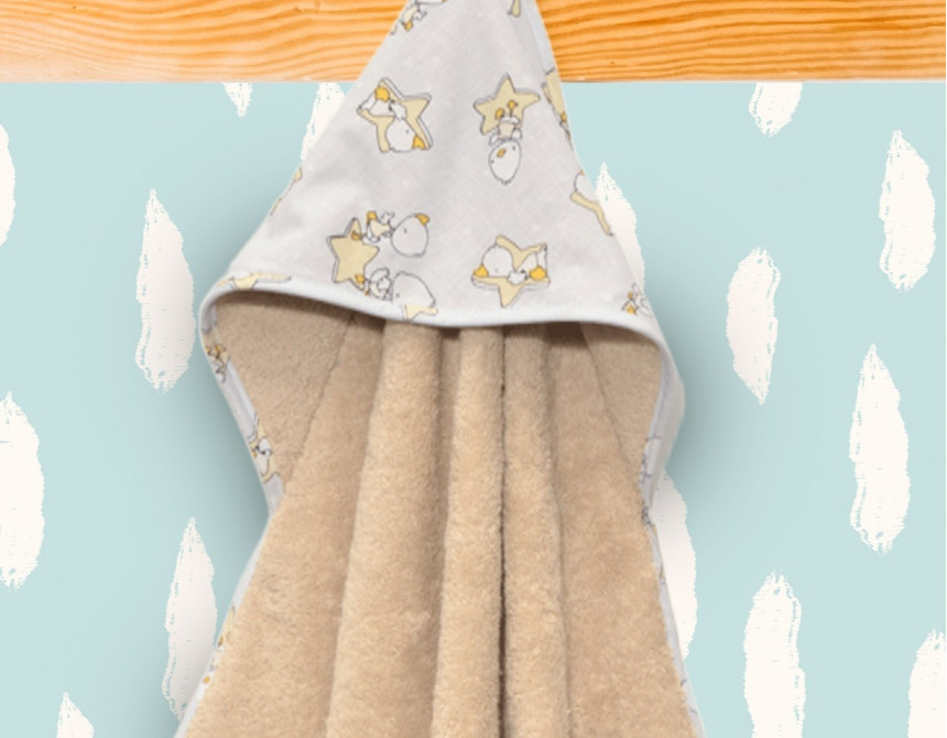 Oliver Baby Μπουρνούζι  - Σχεδιο 210 75x75 100% βαμβάκι 450grs/sqm - Ελληνικής ραφής