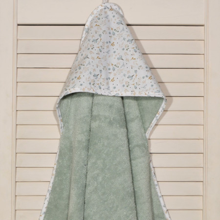 Oliver Baby μπουρνούζι μέντα Σχέδιο 403-1 75χ75 100% βαμβάκι 450grs/sqm Oliver Baby