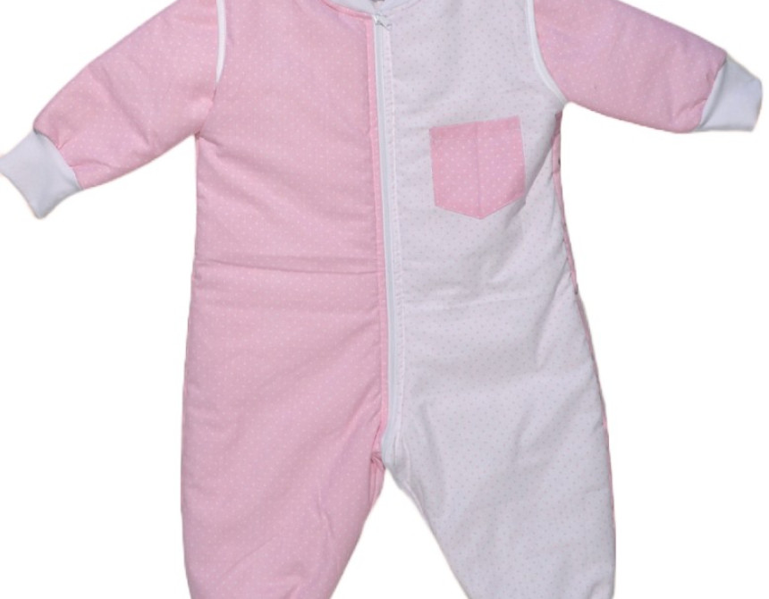 Oliver Baby des.12 Υπνοφόρμα με αποσπώμενα μανίκια Ροζ-2,5 Tog-Νο4/0,90cm