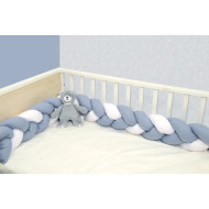 Oliver Baby Des.3170 πλεξούδα Ραφ - Λευκό τριπλή Βαμβακερή 20x200
