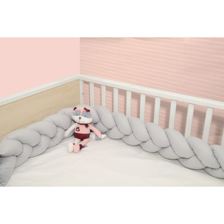 Oliver Baby Des.315 πλεξούδα Γκρι τριπλή Βαμβακερή 20x200