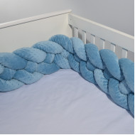 Oliver Baby Des.9270 Πλεξούδα Βελουτέ 24χ200 Ανάγλυφη Μέντα Σκούρο τετραπλή