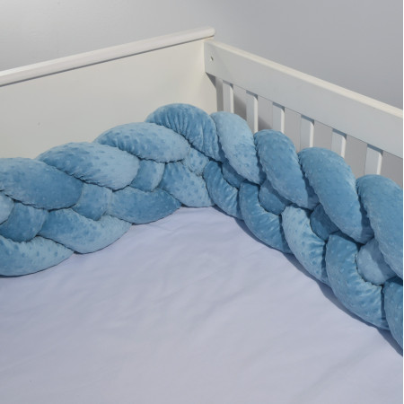 Oliver Baby Des.9270 Πλεξούδα Βελουτέ 24χ200 Ανάγλυφη Μέντα Σκούρο τετραπλή