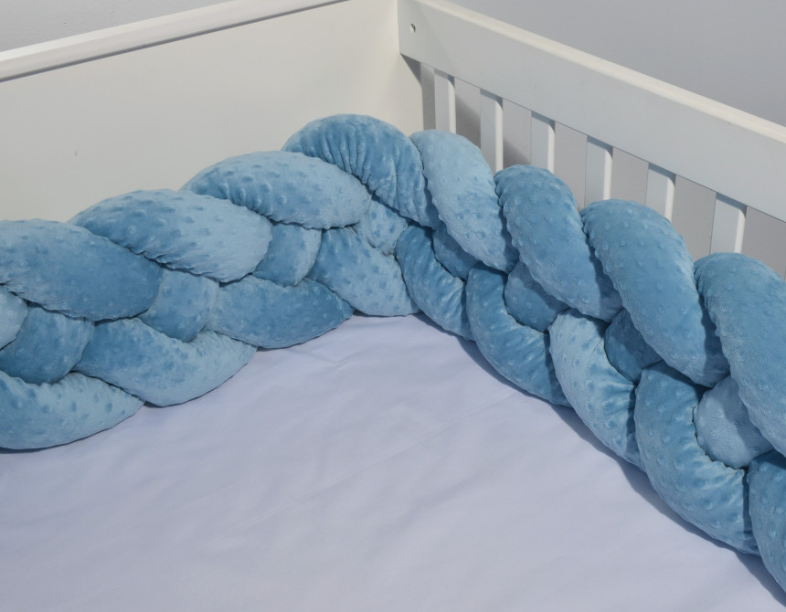Oliver Baby Des.9270 Πλεξούδα Βελουτέ 24χ200 Ανάγλυφη Μέντα Σκούρο τετραπλή