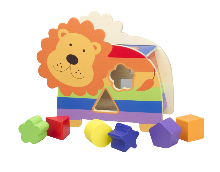 Παιχνίδι Σχημάτων Λιοντάρι Orange Tree Toys