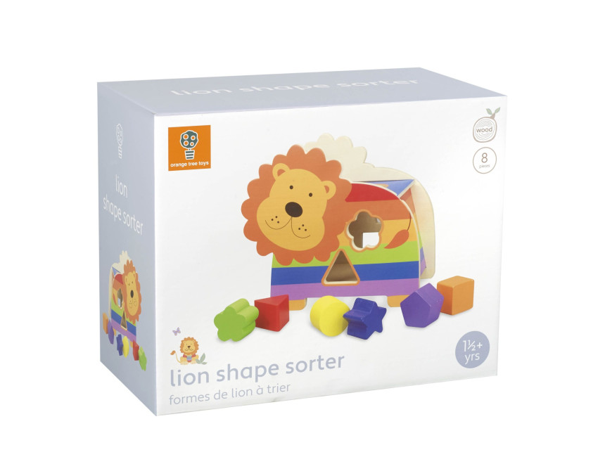 Παιχνίδι Σχημάτων Λιοντάρι Orange Tree Toys